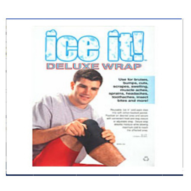 Ice It Deluxe Wrap Therapeutic System Cover and Strap 6 X 9 Inches 1Ea