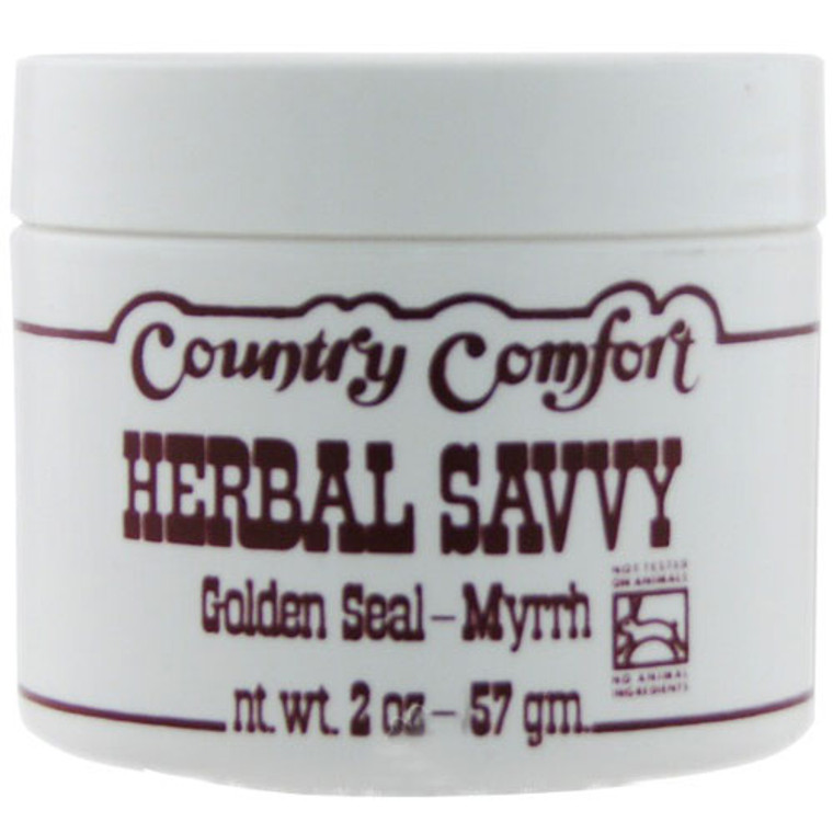 Country Comfort Herbal Savvy Comfrey, Golden Seal-Myrrh, 2 Oz