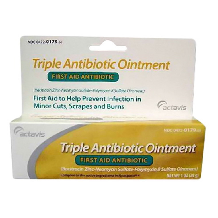 Actavis Triple Antibiotic First Aid Ointment, 0.5 Oz