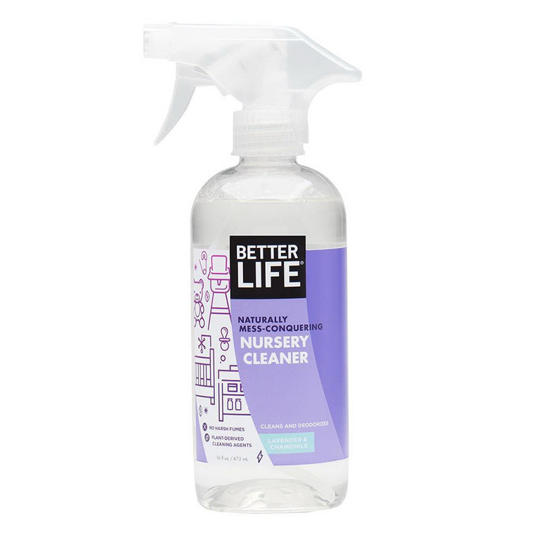 Better Life Naturally Mess Conquering Nursery Cleaner Lavender and Chamomile Scent 16Oz (473ml)