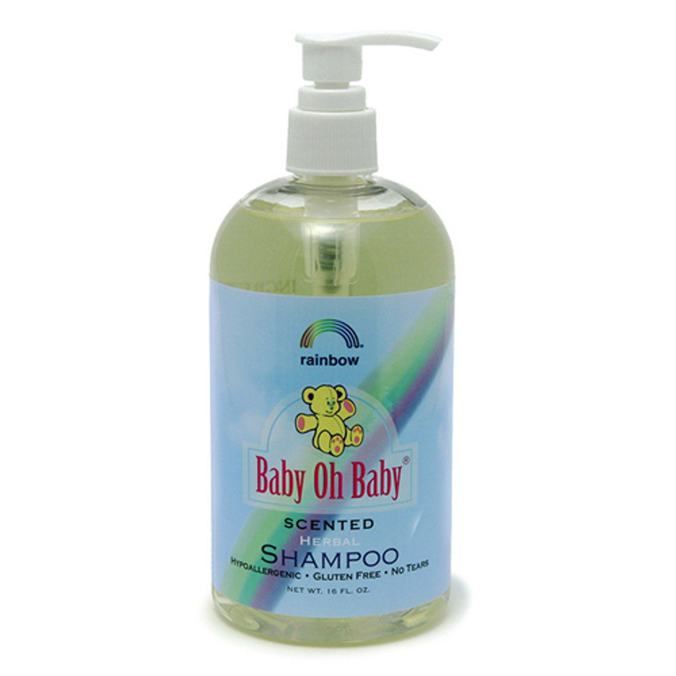 Rainbow Research Baby Oh Baby Herbal Scented Shampoo, 16 Oz