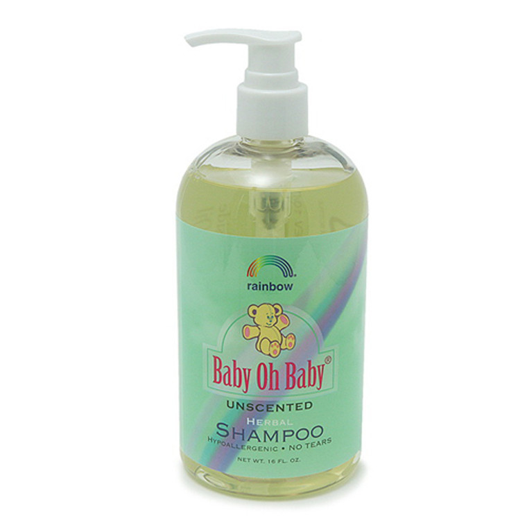 Rainbow Research Baby Oh Baby Organic Unscented Shampoo -16 Oz