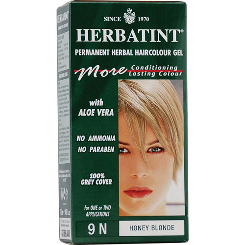 Herbatint Permanent Herbal Haircolor Gel With Aloe Vera #9N Honey Blonde - 4.56 Oz