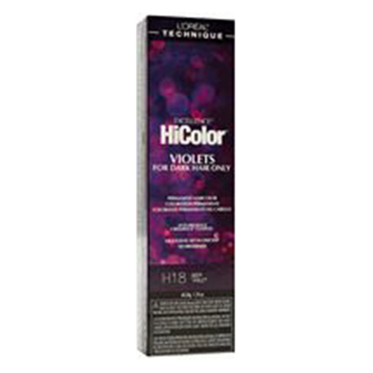 Loreal Excel Hicolor H18 Tube Deep Violet, 1.74 oz