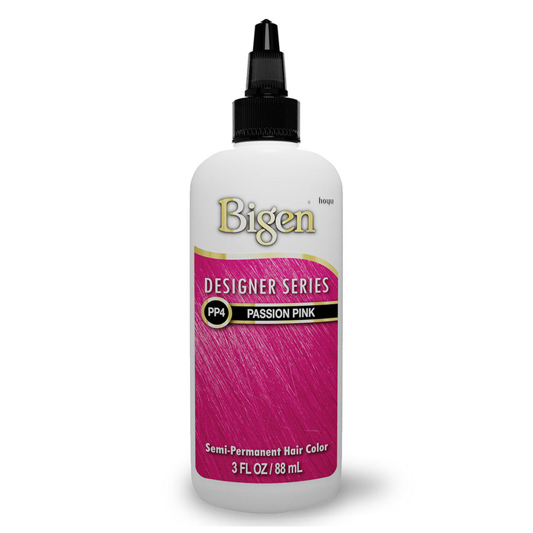 Bigen Semi-Permanent Hair Color Vivid Shades Passion Pink, 3 Oz