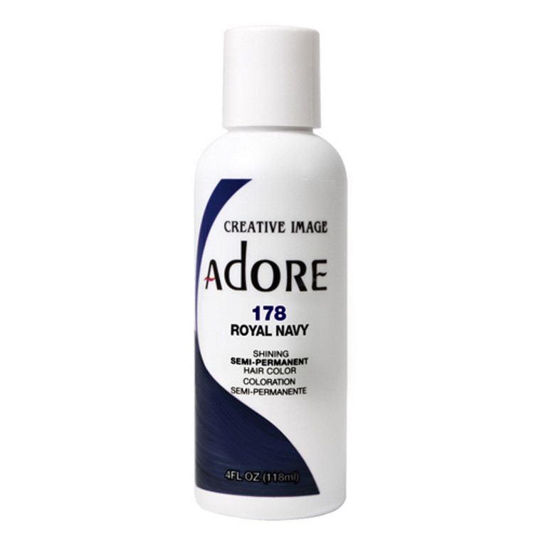 Adore Semi-Permanent Haircolor Royal Navy #178, 4 Oz