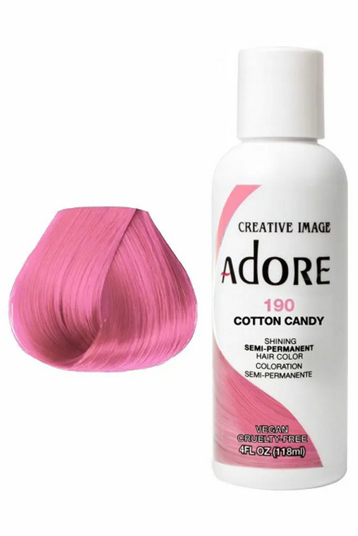 Adore Semi Permanent Haircolor 190 Cotton Candy, 4 Oz