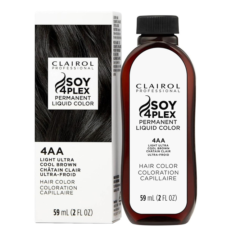 Clairol Liquicolor 4AA/37D Light Ultra Cool Brown Permanent Hair Color for Gray Coverage 2Oz (59ml)