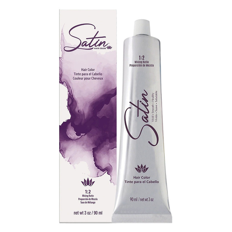 Developlus Satin Hair Color 9G Light Gold Blonde Vibrant Color Formula 3Oz (90ml)