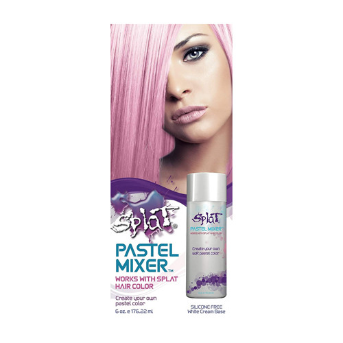 Splat Pastel Mixer Kit White Cream Base Hair Color, 6 Oz
