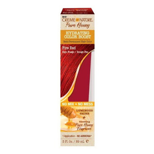 Creme Of Nature Pure Honey Color Boost Fire Red, 3 Oz