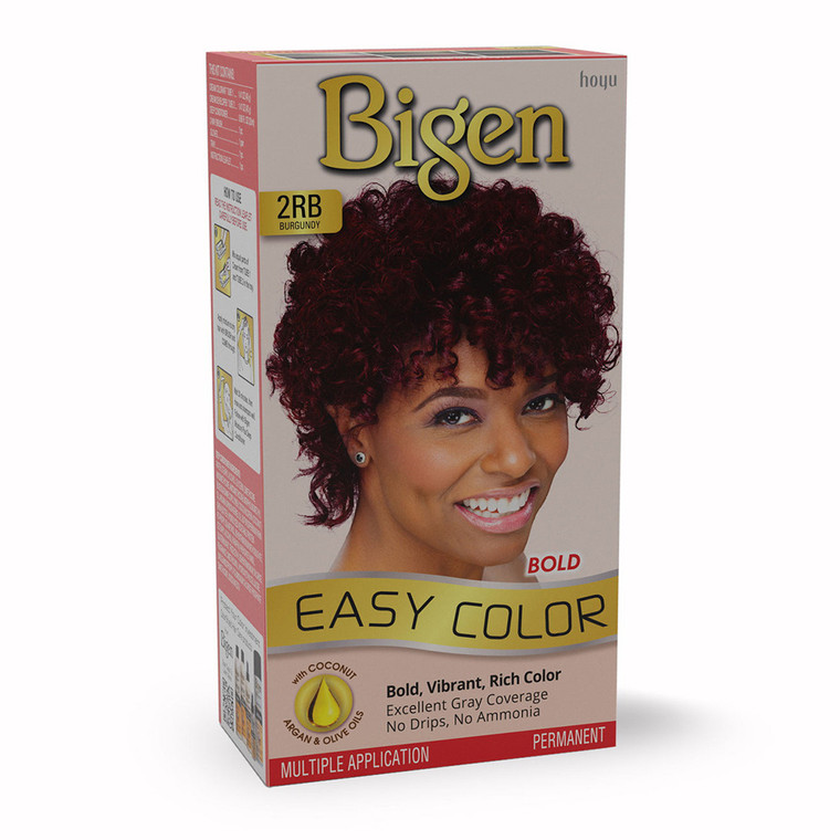 Bigen Permanent Easy Color #2RB Burgundy Kit, 1 Count