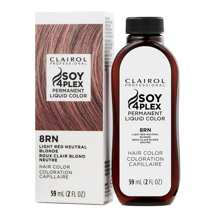 Clairol Liquicolor 8RN Light Red Neutral Blonde Permanent Hair Color 2Oz (59ml)