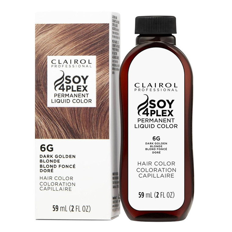 Clairol Liquicolor 6G Dark Golden Blonde Permanent Hair Color for Natural Gray Coverage 2Oz (59ml)