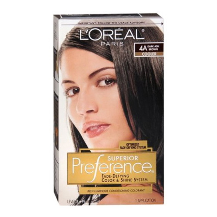 Loreal Superior Preference Hair Color, 4A Dark Ash Brown - 1 Ea