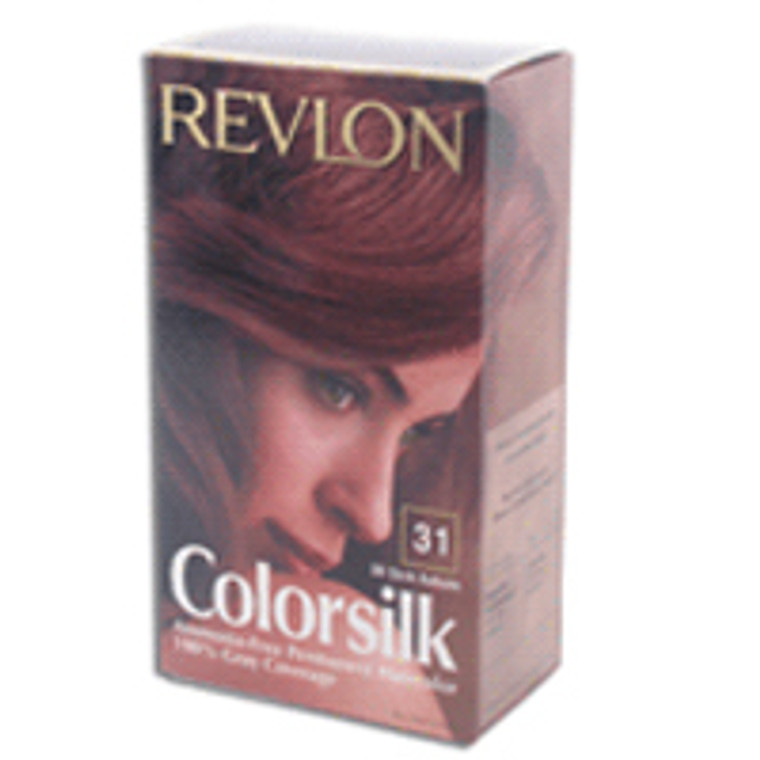 Colorsilk By Revlon, Ammonia-Free Permanent, Haircolor: Dark Auburn #31 - 1 Ea