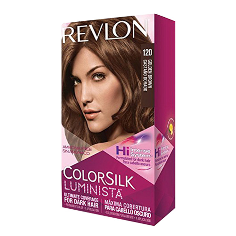 Revlon Colorsilk Luminista Hi Intense System, Golden Brown 120, 4.4 Oz