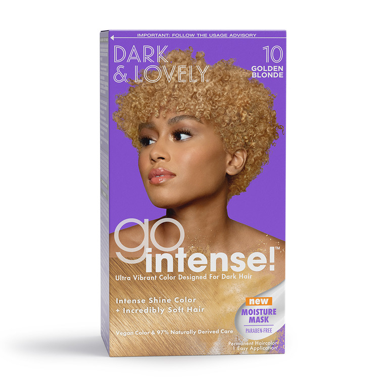 Dark And Lovely Go Intense Hair Color, Golden Blonde - 1 Kit