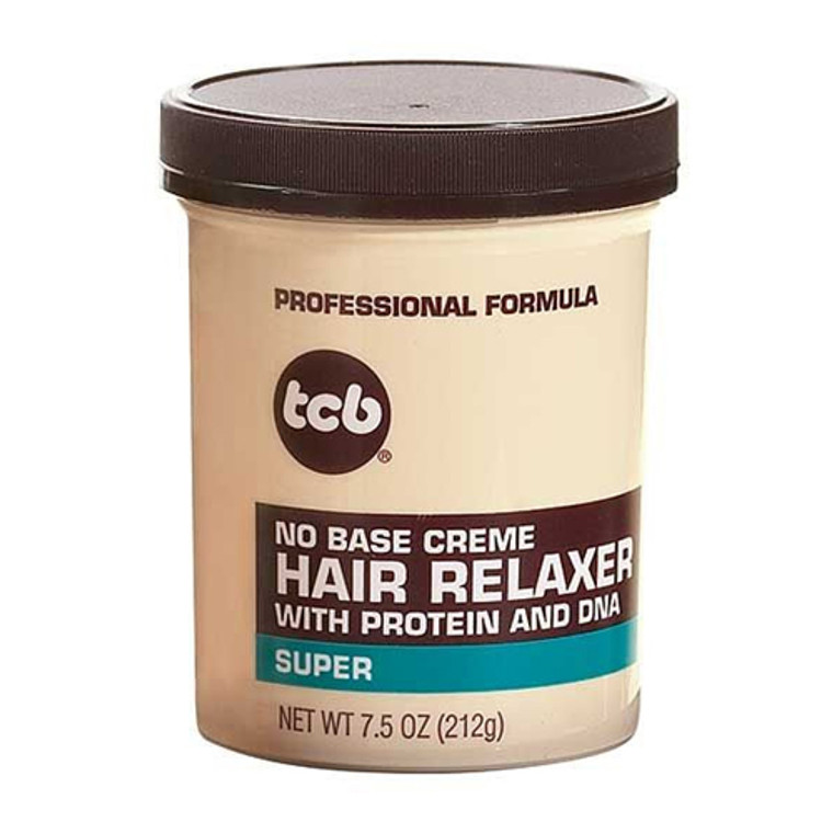 Tcb Professional No Base Creme Hair Relaxer Super Strength, 7.5 Oz