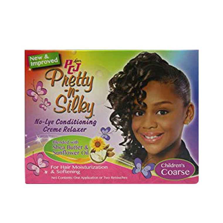 Luster Pretty N Silky Creme Relaxer Kit, Shea Butter and Sun Flower Oil, 1 Ea