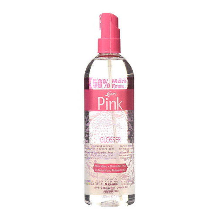 Luster Pink Glosser For Natural And Relaxed Hair, 12 Oz