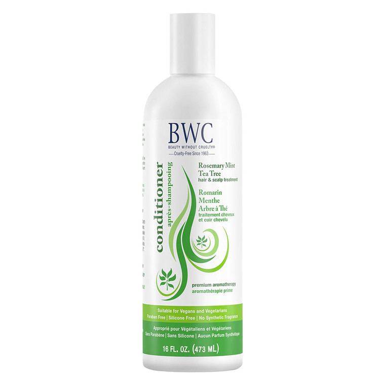 BWC Premium Aromatherapy Hair Conditioner Rosemary Mint and Tea Tree 16Oz (473ml)