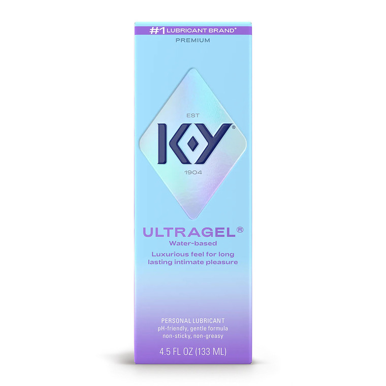 K Y Ultragel Water Based Personal Lubricant for Reducing Friction During Intimacy 4.5Oz (133ml)