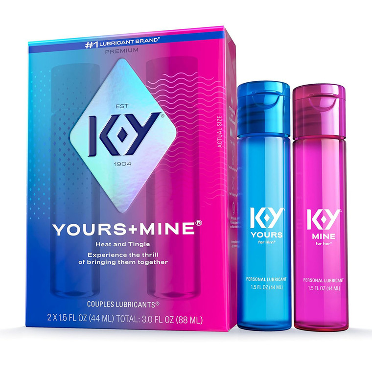 K Y Yours and Mine Couples Lubricant for Enhancing Sensations During Intimacy 3Oz (88ml)