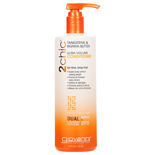 Giovanni 2Chic Ultra Volume Conditioner With Tangerine And Papaya Butter - 24 Oz