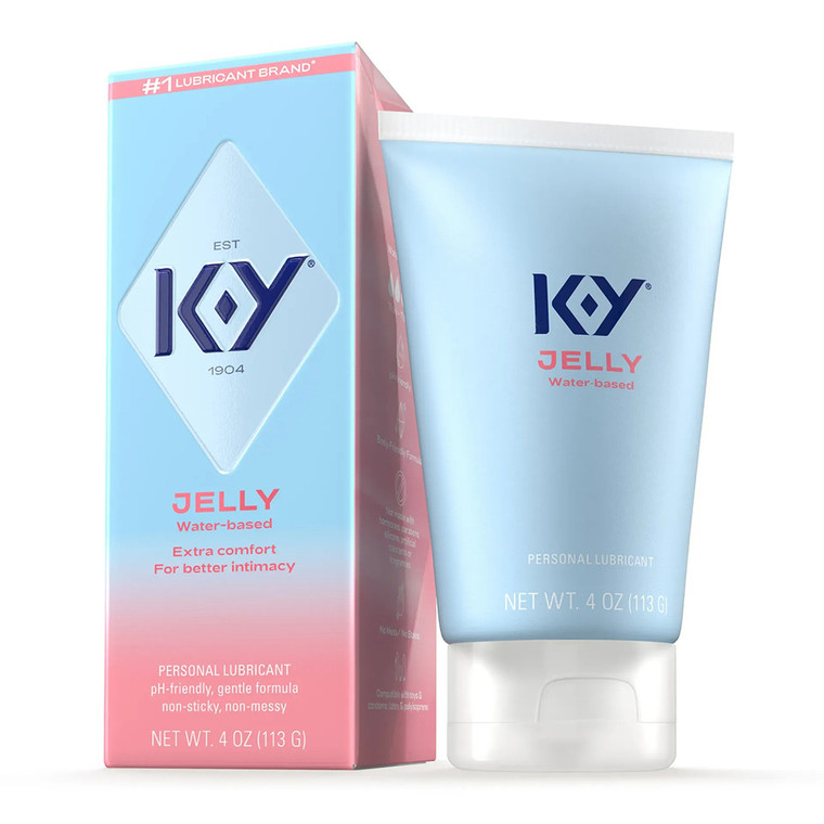 K Y Jelly Water Based Personal Lubricant for Better Intimacy 4Oz (113g)
