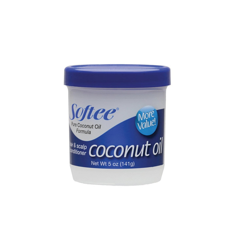 Softee Pure Coconut Oil Formula Hair And Scalp Conditioner, 5 oz
