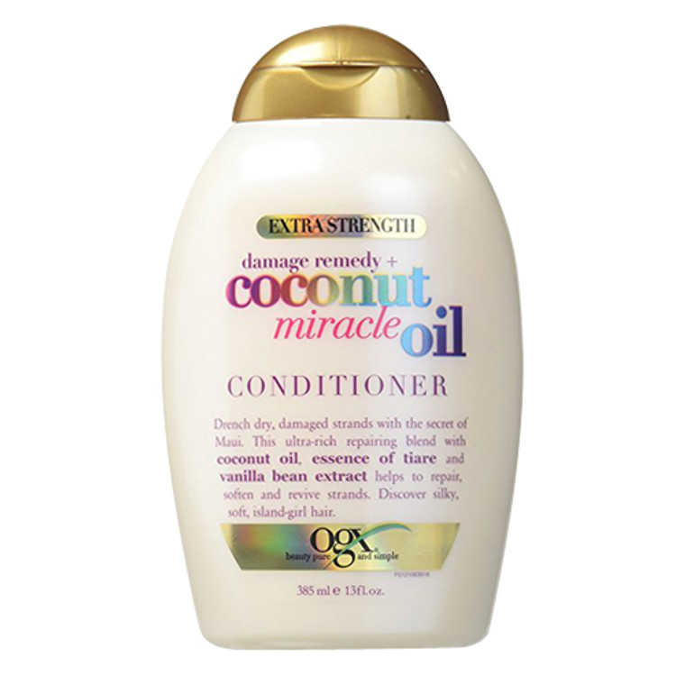 OGX Extra Strength Damage Remedy + Coconut Miracle Oil Conditioner, 13 oz