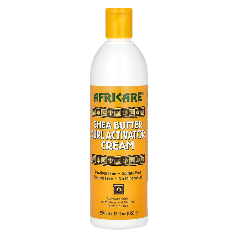 Africare Shea Butter Curl Activator Hair Cream Moisturizing and Styling Formula 12Oz (354ml)