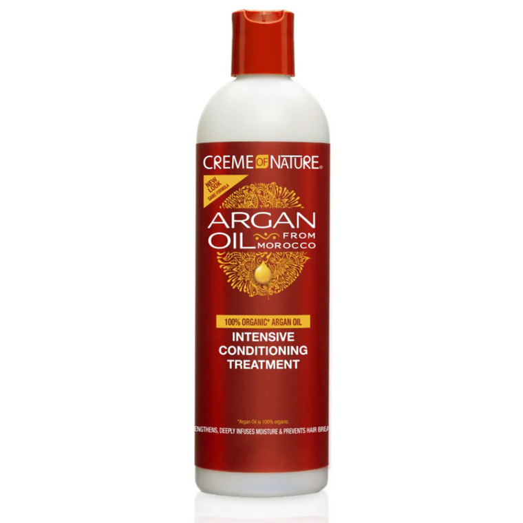 Creme of Nature Argan Oil Intensive Conditioning Treatment for Deep Moisturizing and Repairing Hair 12Oz (354ml)