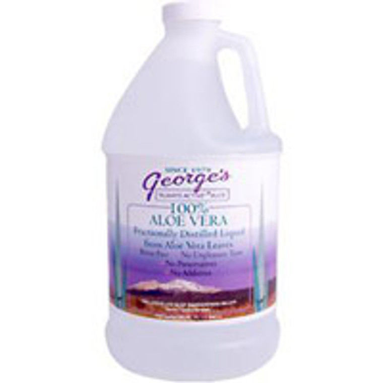 Georges 100% Aloe Vera Fractionally Distilled Liquid - 64 Oz