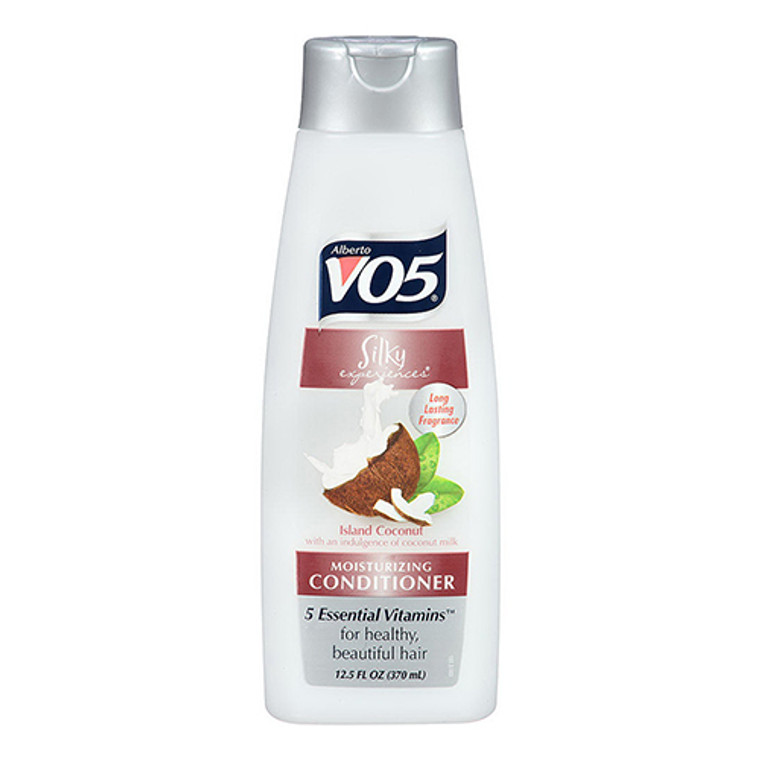 Alberto VO5 Silky Experiences Moisturizing Conditioner, Island Coconut, 12.5 Oz