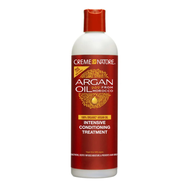 Creme of Nature Argan Oil Intensive Conditioning Treatment for Moisturizing Strengthening and Repairing Hair 20Oz (591ml)
