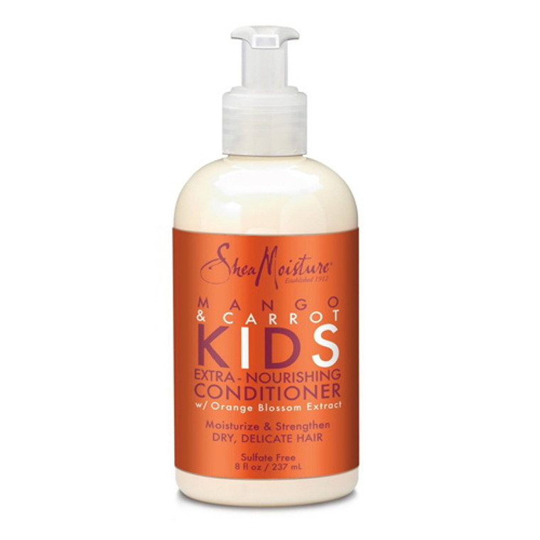 Shea Moisture Kids Extra Nourishing Hair Conditioner, Mango and Carrot, 8 Oz