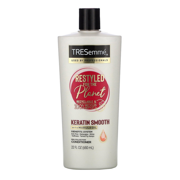 Tresemme Keratin Smooth With Marula Oil Hair Conditioner, 22 Oz