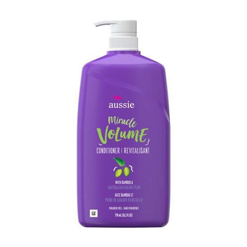 Aussie Miracle Volume Conditioner for Lightweight Volumized and Fuller Looking Hair 26.2Oz (778ml)