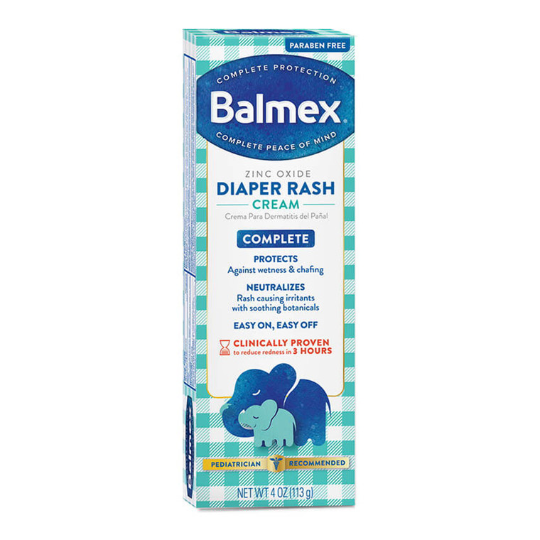Balmex Complete Protection Diaper Rash Cream, 4 Oz