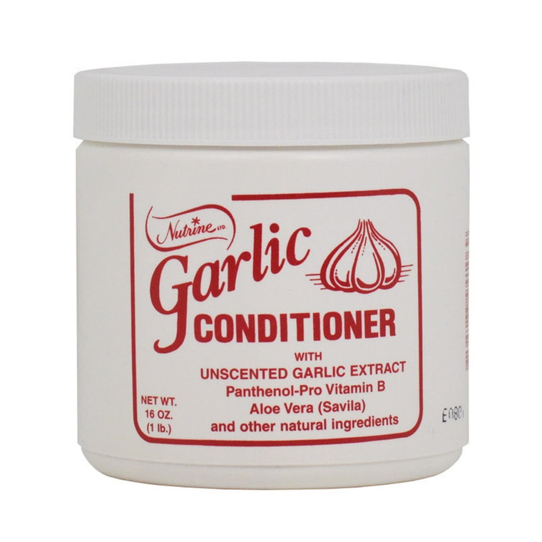 Nutrine Garlic Cream Hair Conditioner Jar, 16 Oz