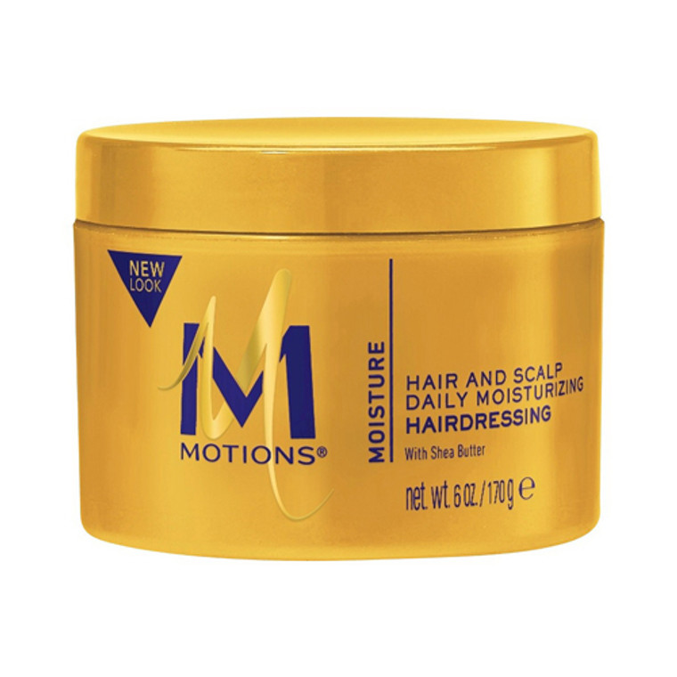 Motions Shea Butter Hair and Scalp Daily Moisturizing Hairdressing, 6 Oz