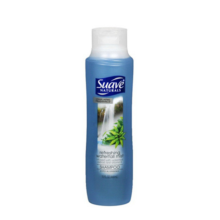 Suave Naturals Refreshing Waterfall Mist Shampoo, 12 Oz