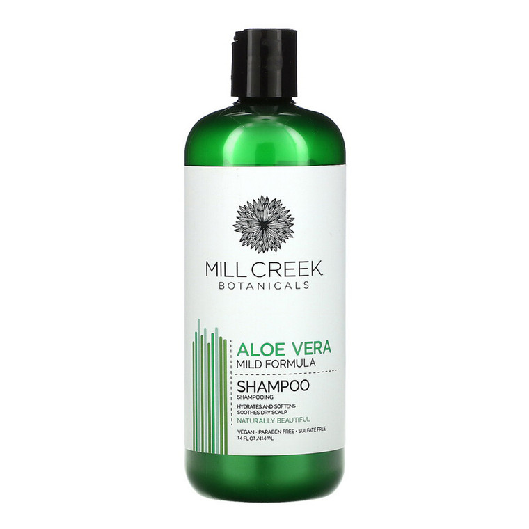 Mill Creek Botanicals Aloe Vera Hair Shampoo Mild - 14 Oz