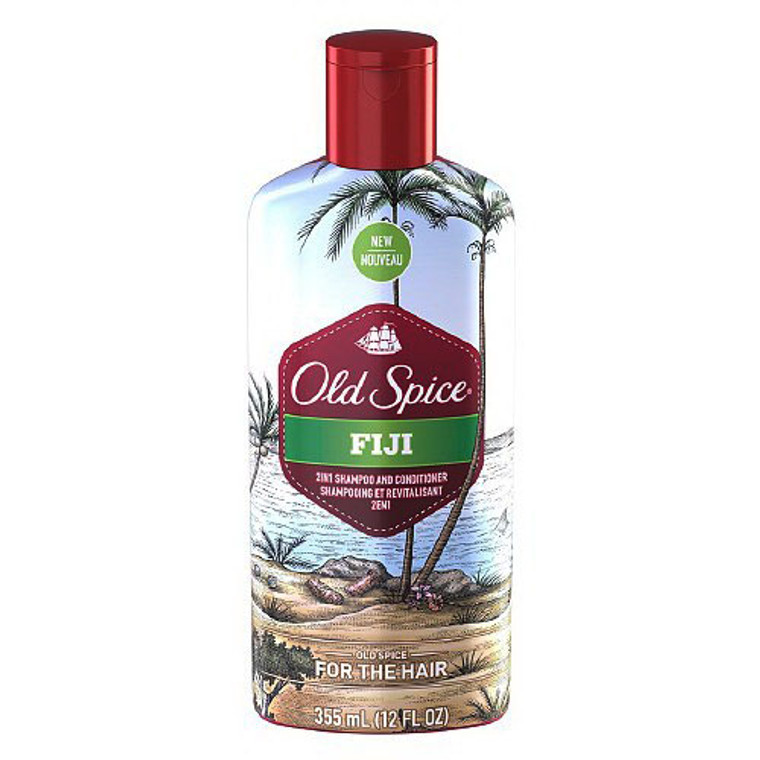 Old Spice 2In1 Shampoo And Conditioner, Fiji - 12 Oz