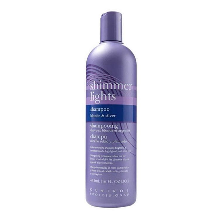 Clairol Professional Shimmer Lights Blonde And Silver Shampoo, 16 Oz