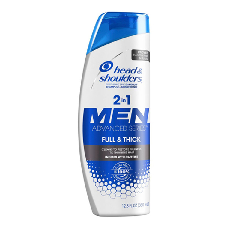Head And Shoulders Men Full And Thick Dandruff 2 In 1 Shampoo Plus Conditioner, 12.8 Oz