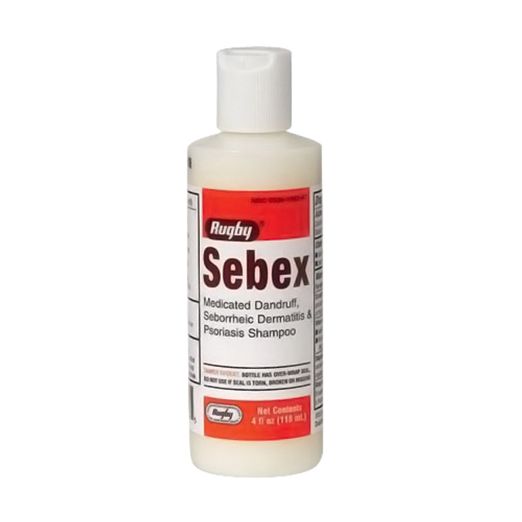 Rugby Sebex Liquid Medicated Dandruff Shampoo - 4 Oz