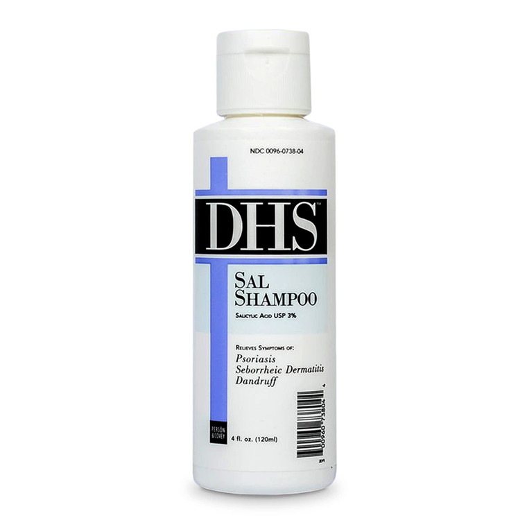 Dhs Salicylic Acid Dandruff Hair & Scalp Shampoo, 4 Oz